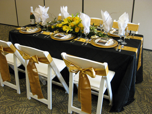 Linen Table Overlays — Sound Level Events & Productions