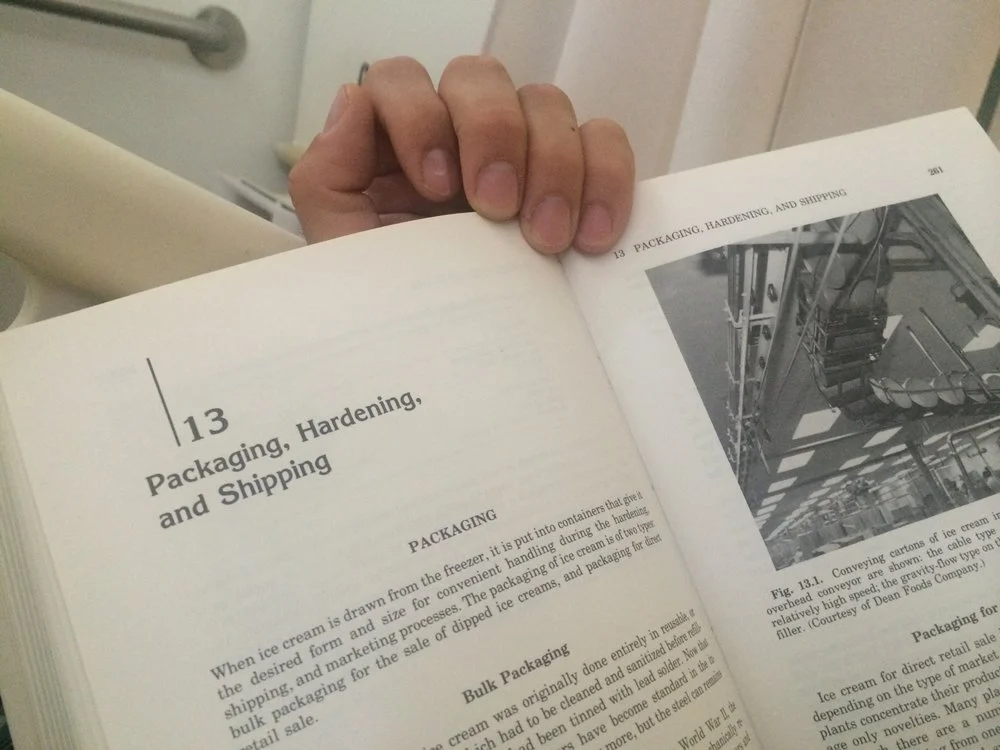 I was shocked when I looked through hospitalization photos and saw this shot of the book. 