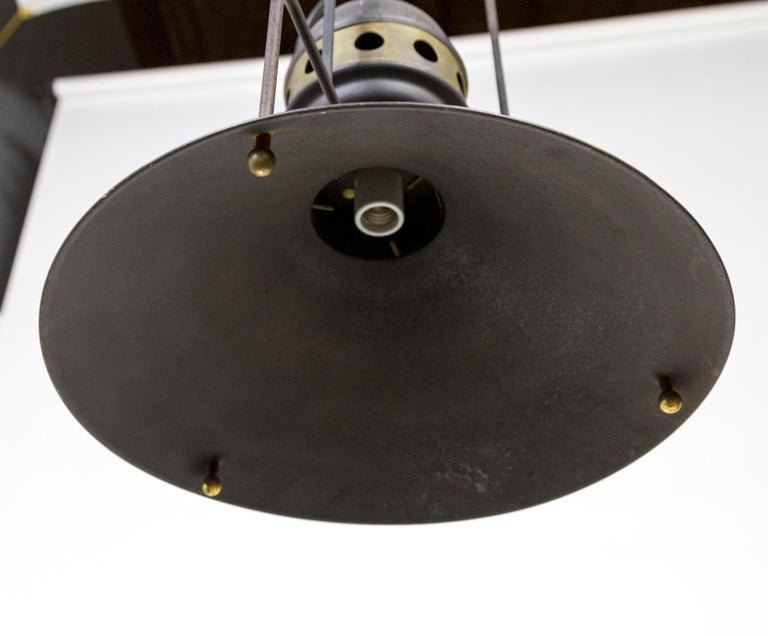 Large Early 20th Century Industrial Cog Pendant Light7.jpeg