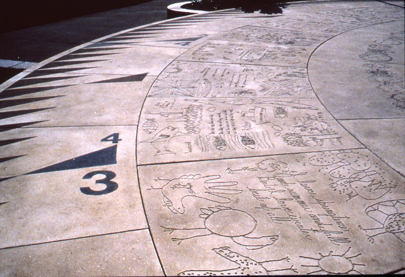 The Sundial Incorporating the Local Children's Drawings 1977-1978