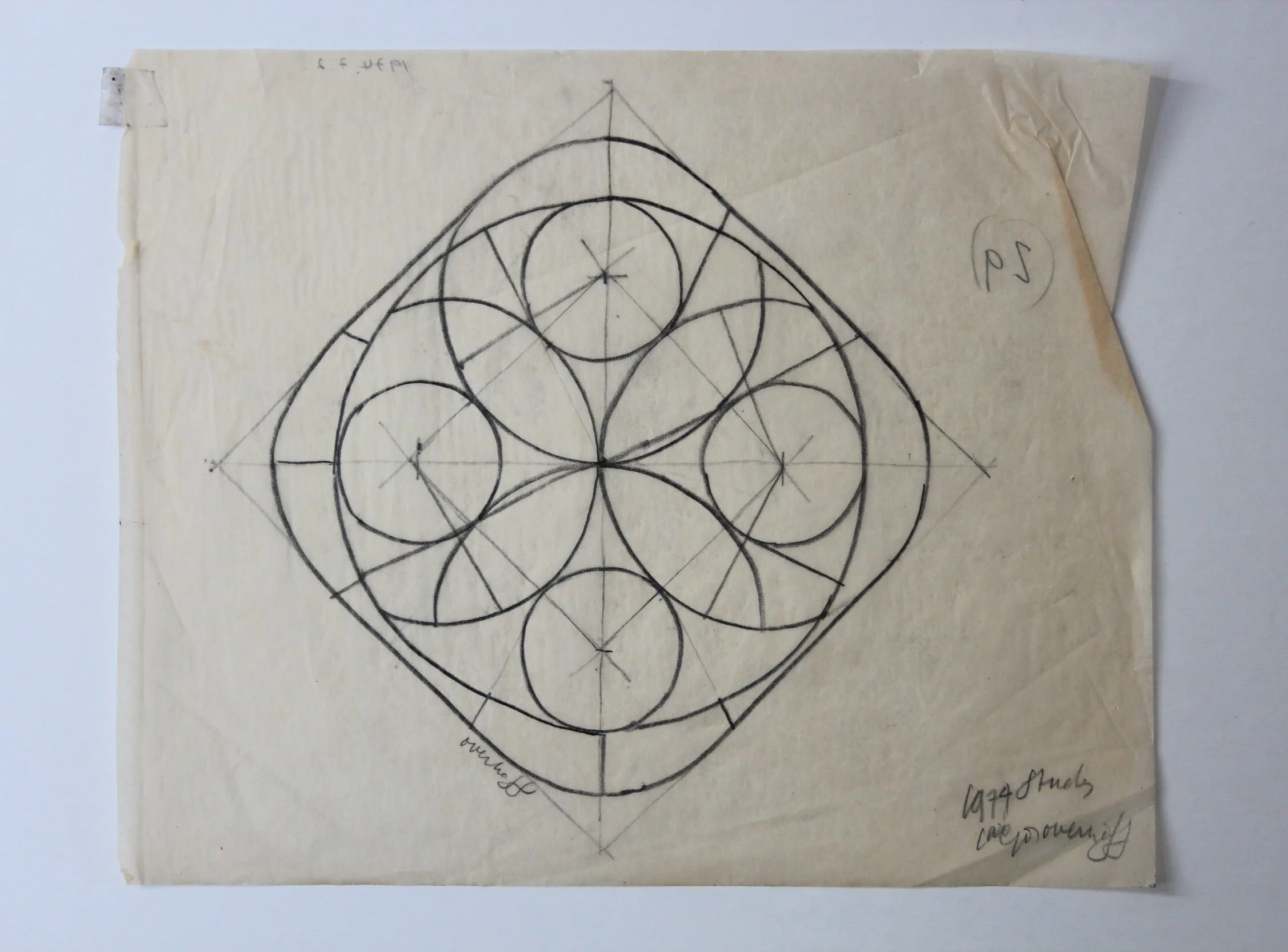 Jacques Overhoff Original Conceptual Bronze Sketch 1977-1978