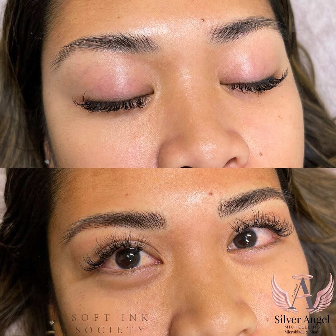 My gorgeous client had lovely brows before but we were able to give them more definition 😍

Procedure: Microblading
Procedure Time: 3-4 hours
Semi-permanent natural results

DM or Text/Call 619-798-6006 to book!
Microblading $350
Microshading $380
T