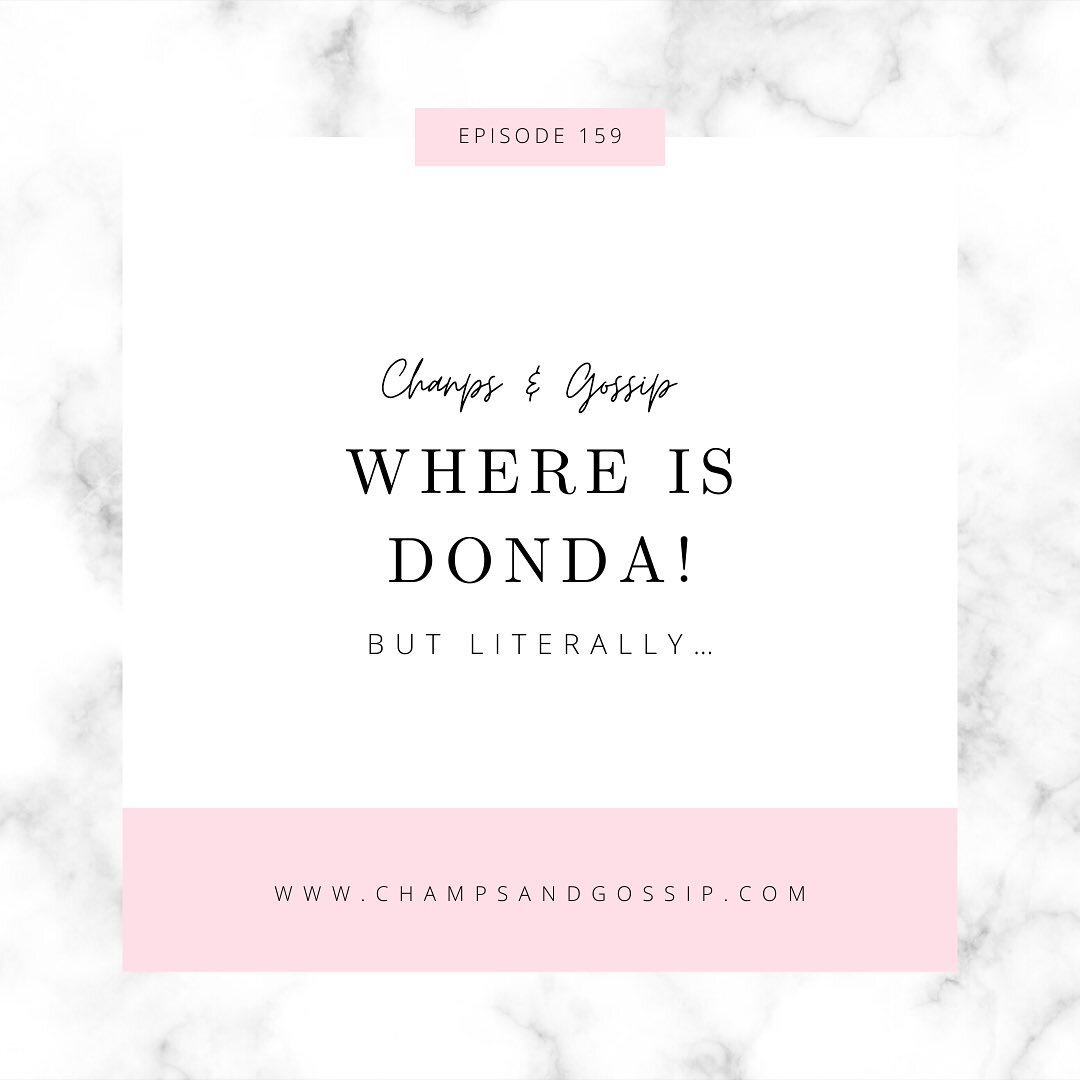 🍾 NEW EPISODE🍾

This week we talk about our current show obsessions, the latest in celeb relationships and ask WHERE IS DONDA? #iykyk 

Grab a glass and enjoy&hellip;

#champsandgossip #champsandgossippodcast #celebgossip #whitelotus #neverhaveieve