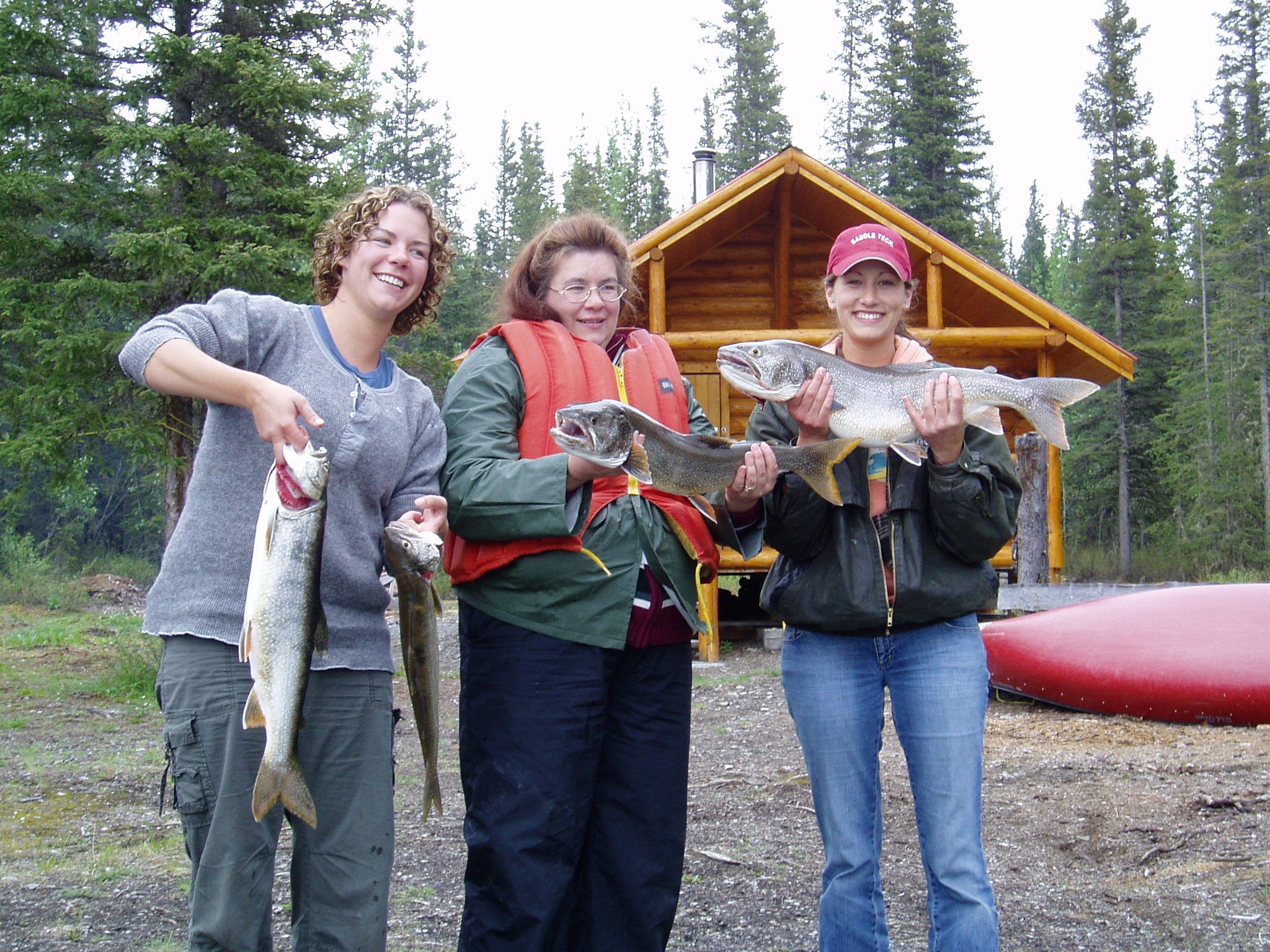 Catch at Netson Lake outpost.JPG