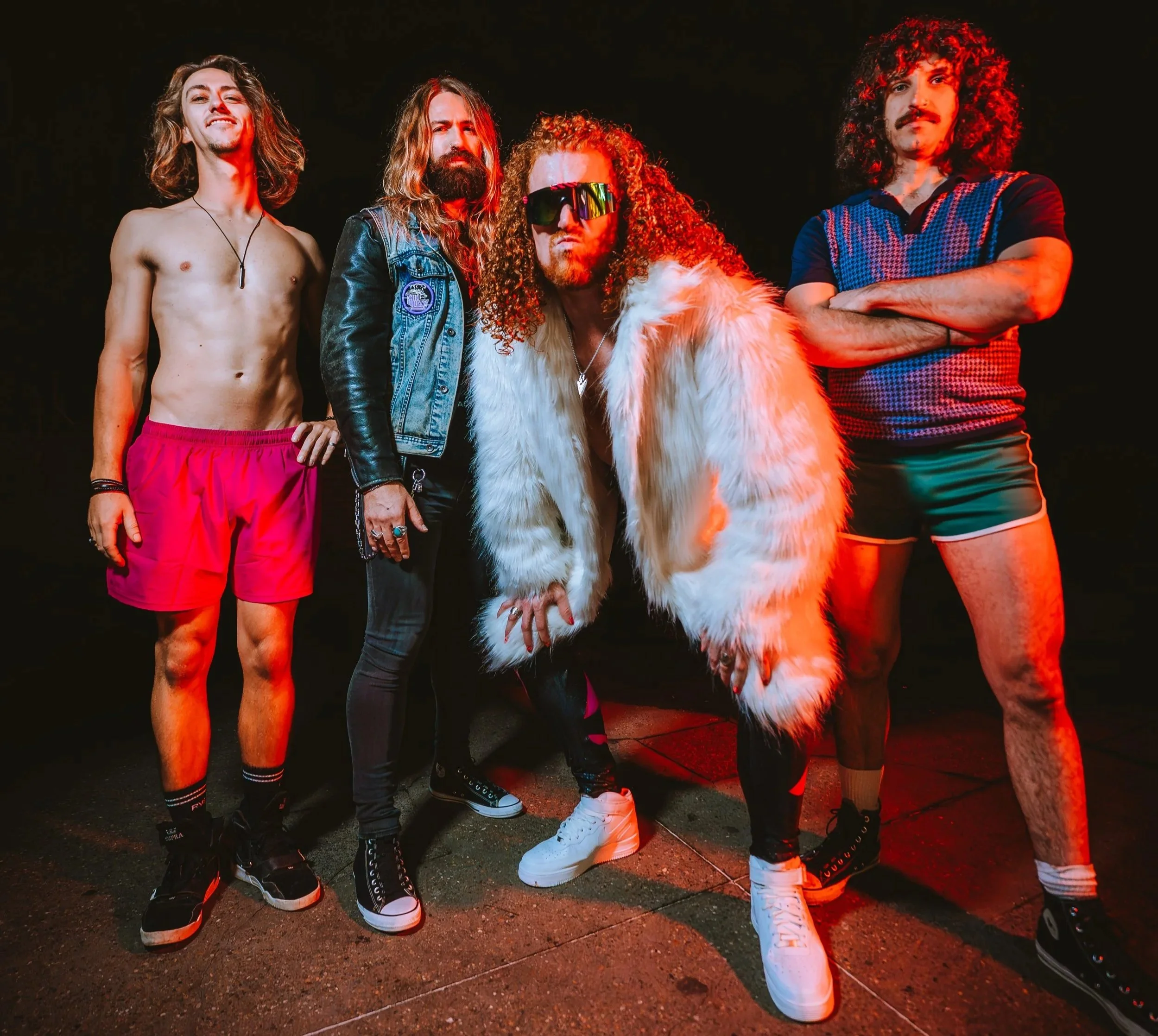 Press shot of the band Big Red Fire Truck