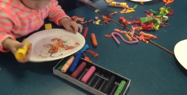 Offer lots of choices to embellish masks, and create crazy manes.