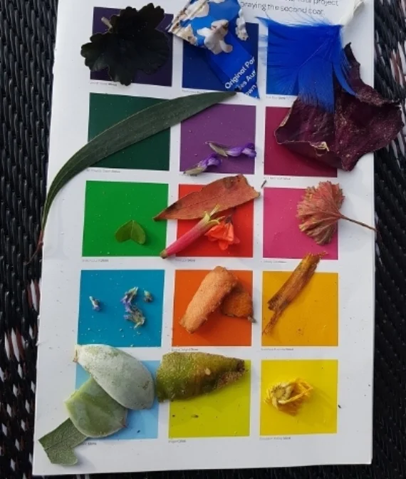 Older kids (and adults!) can have fun with this game of "colour match"
