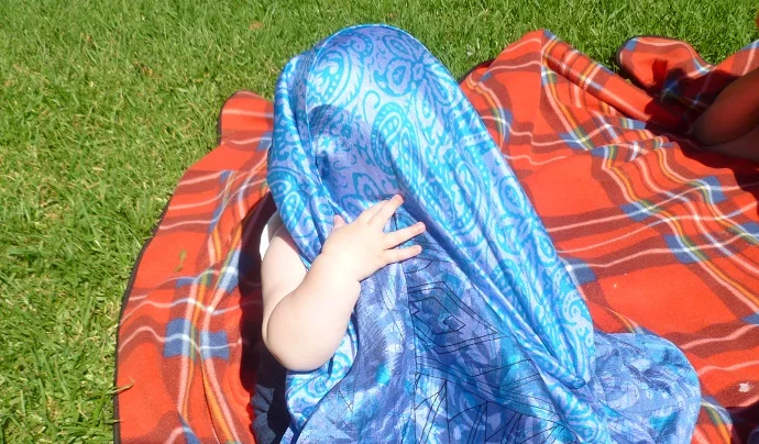 a soft, silky scarf that's easy to pull off adds to the fun.