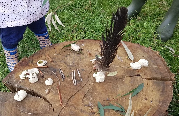 An eclectic array of materials can be found in your own backyard or local park. 