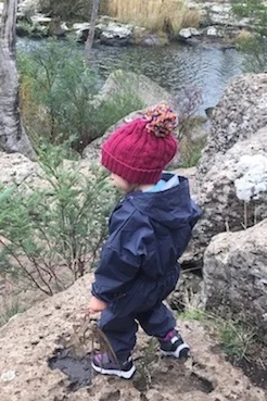 All rugged up and ready to explore!