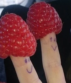 cropped two raspberry finger hats.jpg