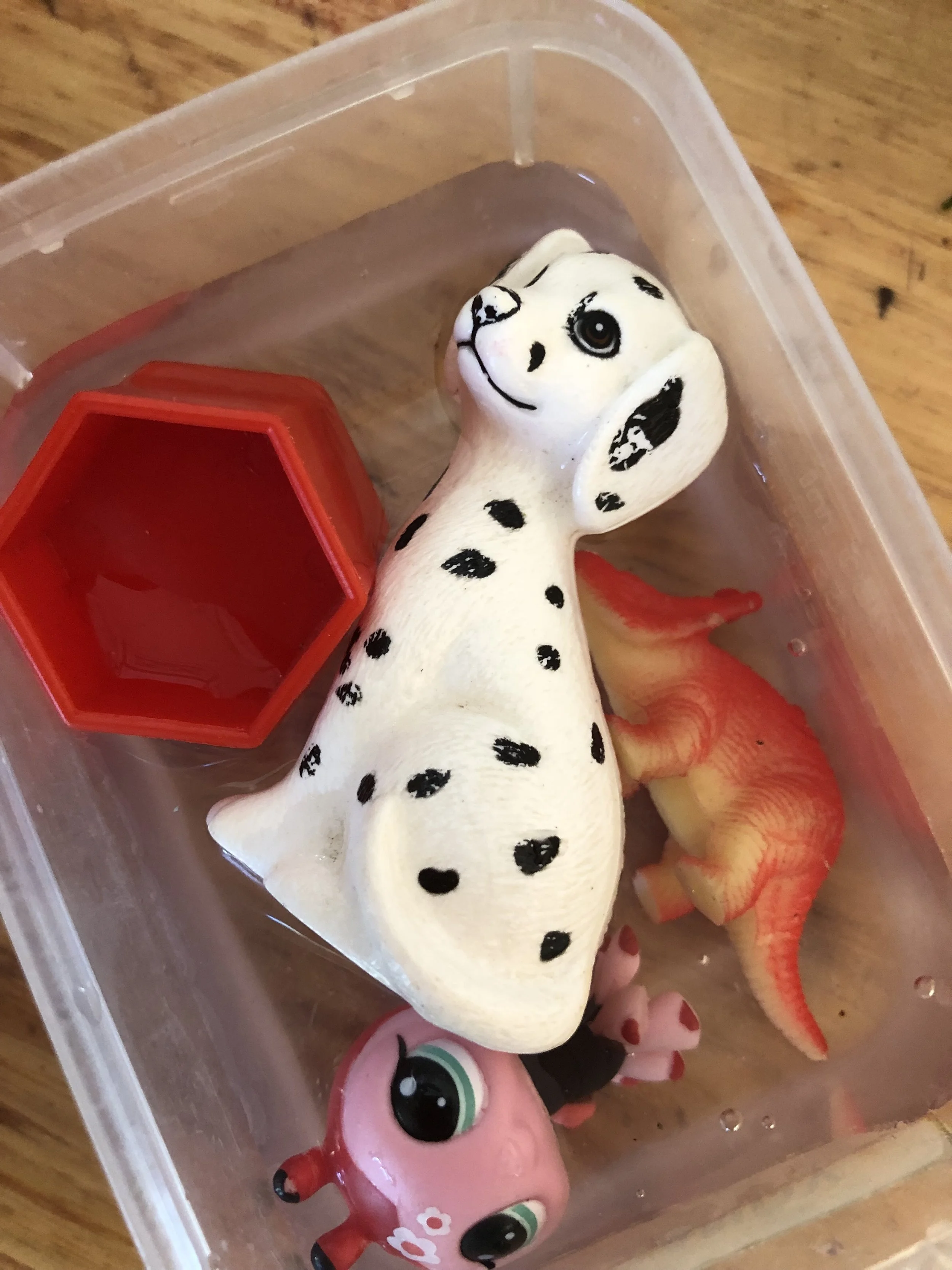 Any waterproof toys will do.