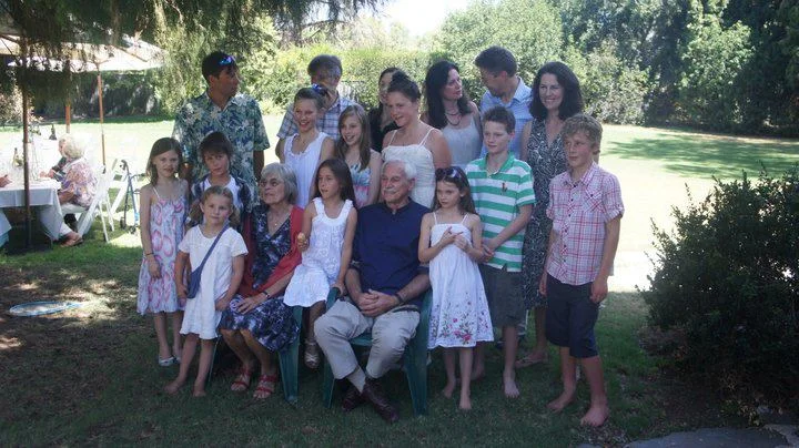 Here’s MY Mum with some of the children and grandchildren she has sung to… lullabies for the babies, “Popcorn popping on an apricot tree” in Spring time or her rendition of “It’s your birthday”… Granny has a song for EVERY occasion!
