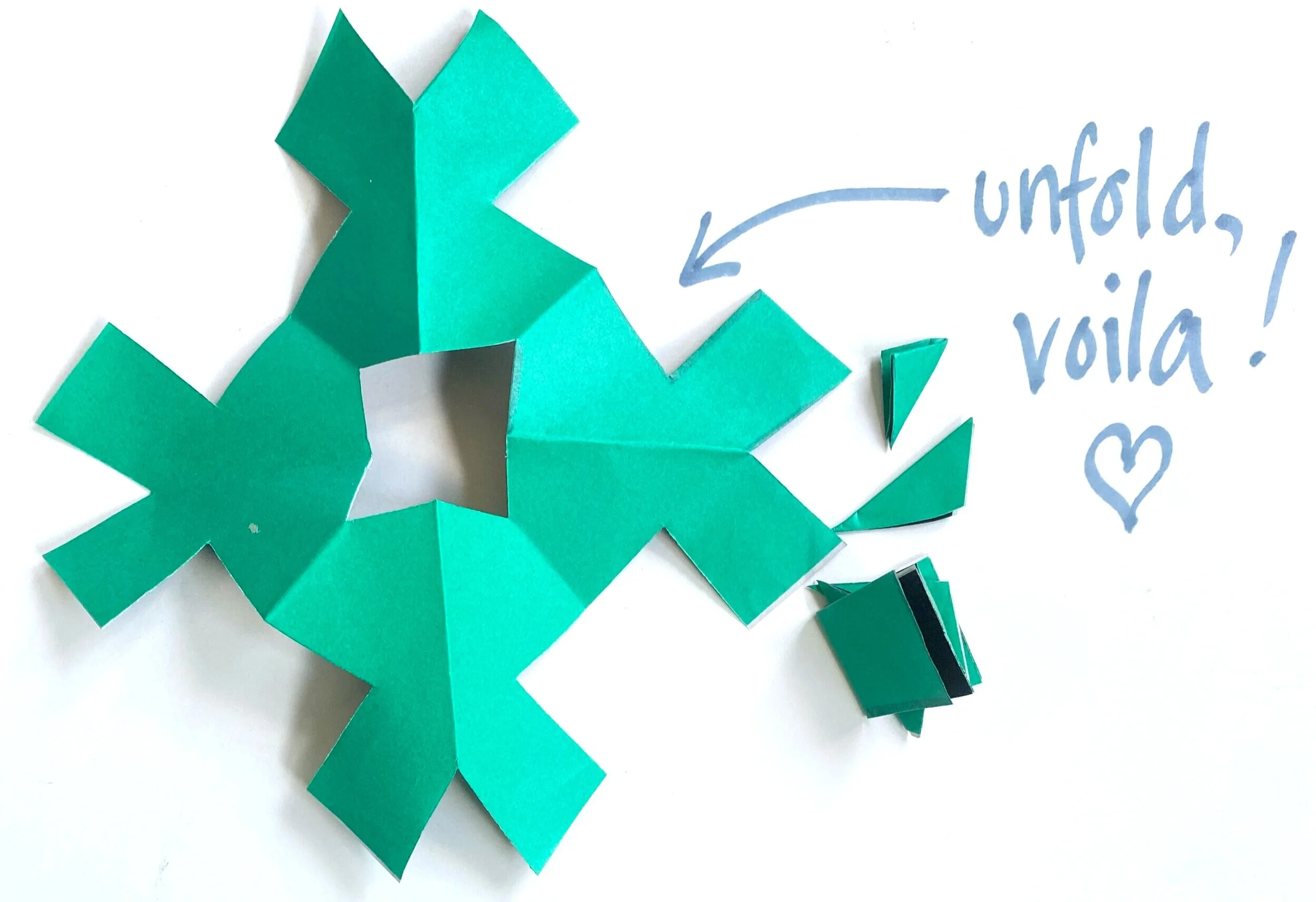 Snip, snip, snowflakes! — little bluebirds