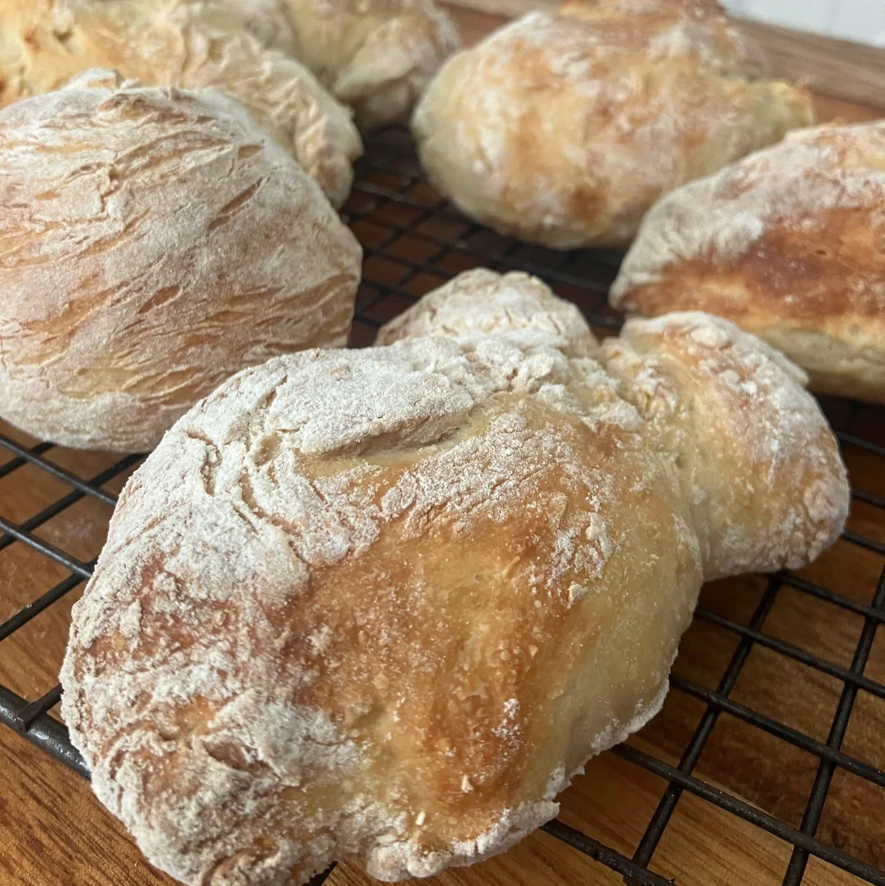 Bread making with small children