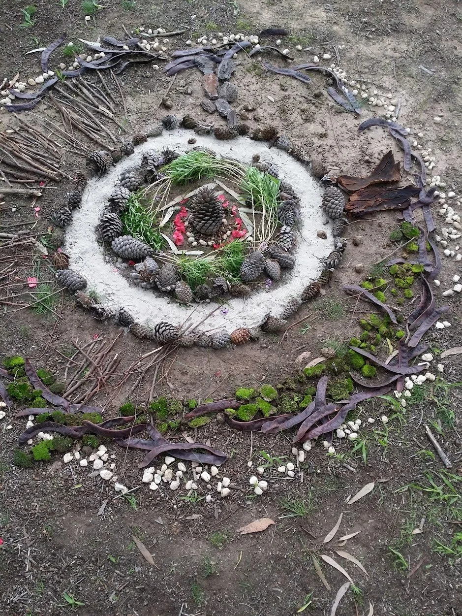 Making a Nature Mandala
