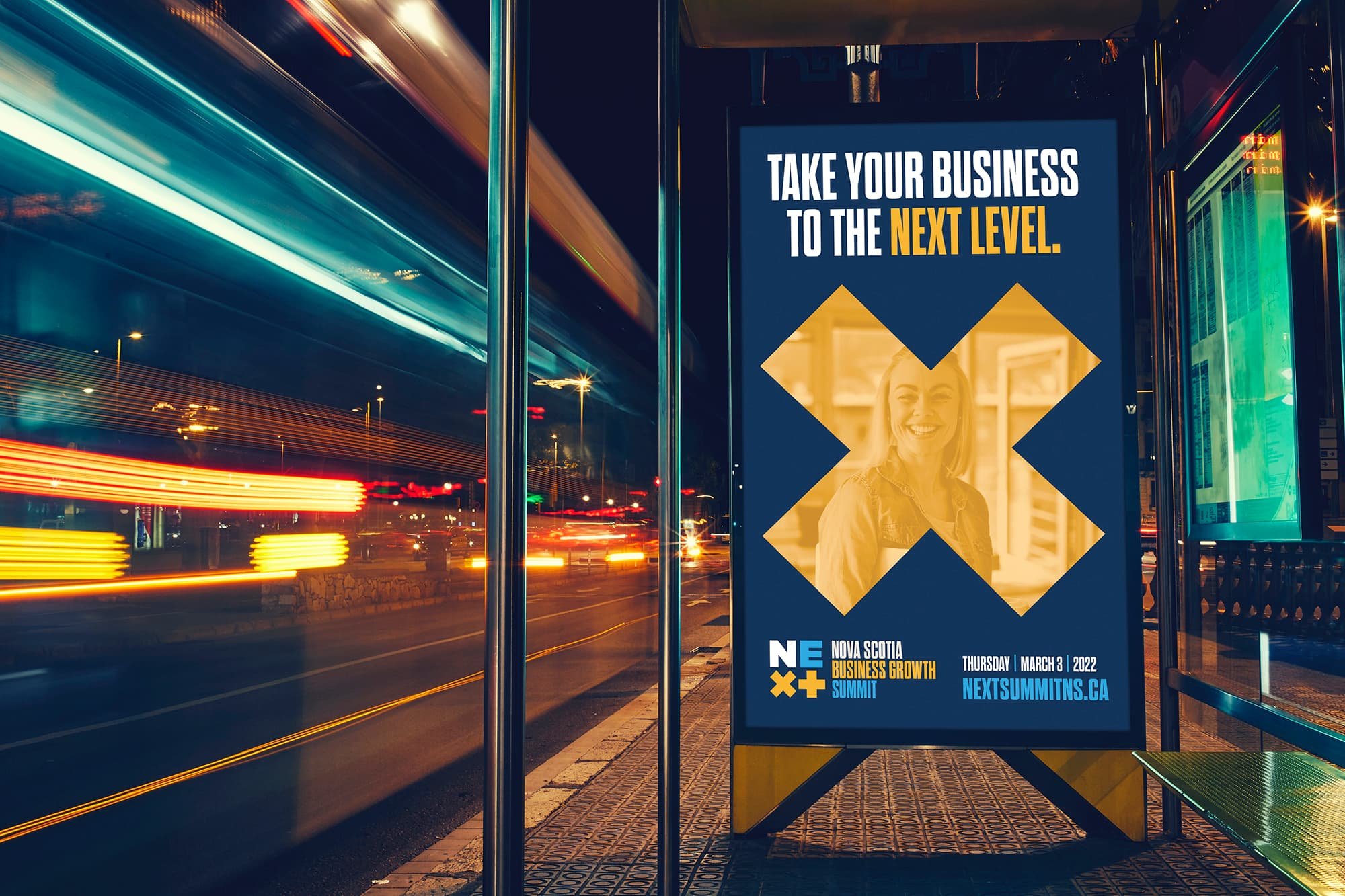 Branding design banner for Nova Scotia Business Growth Event