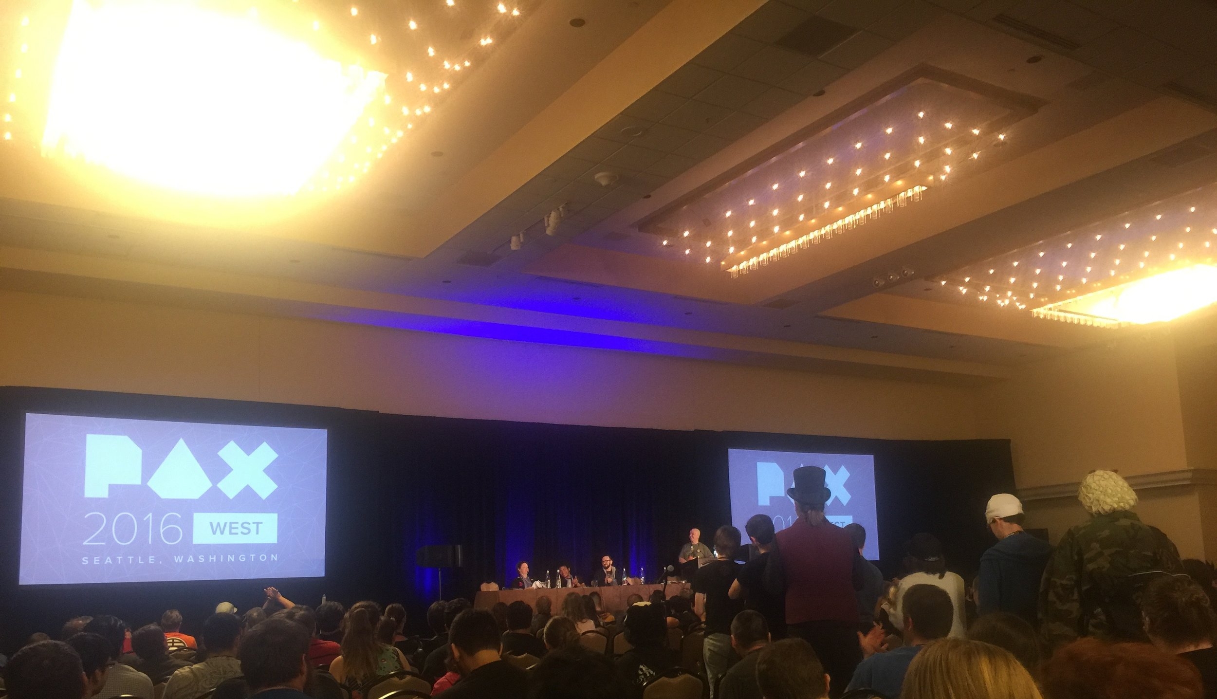 This was the voice acting panel. 