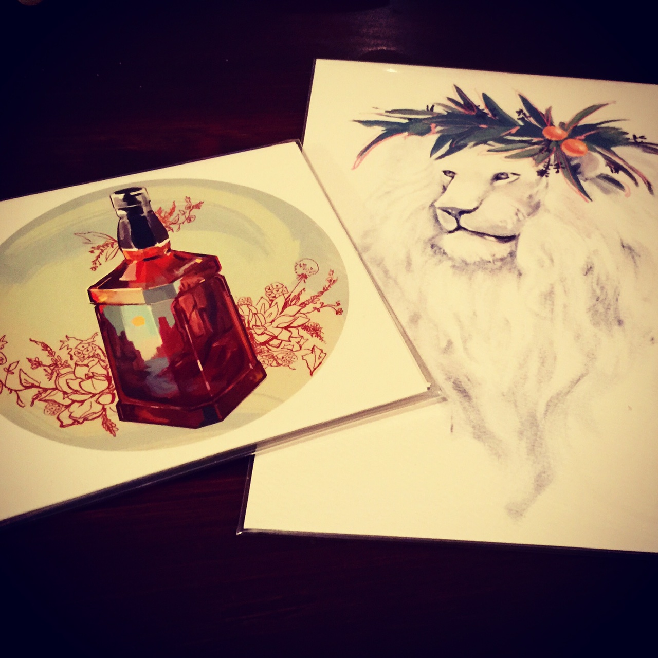 Some of the cool art work I got at GGC 2016, I really wish I hadn't lost this artists business card