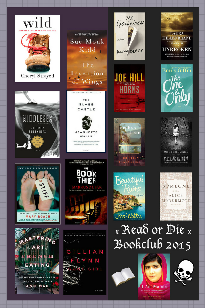 I make these bookmarks as an end of year gift for the book club members, and so we can all remember what we read that year. (we didn't name the book club until last year :) )