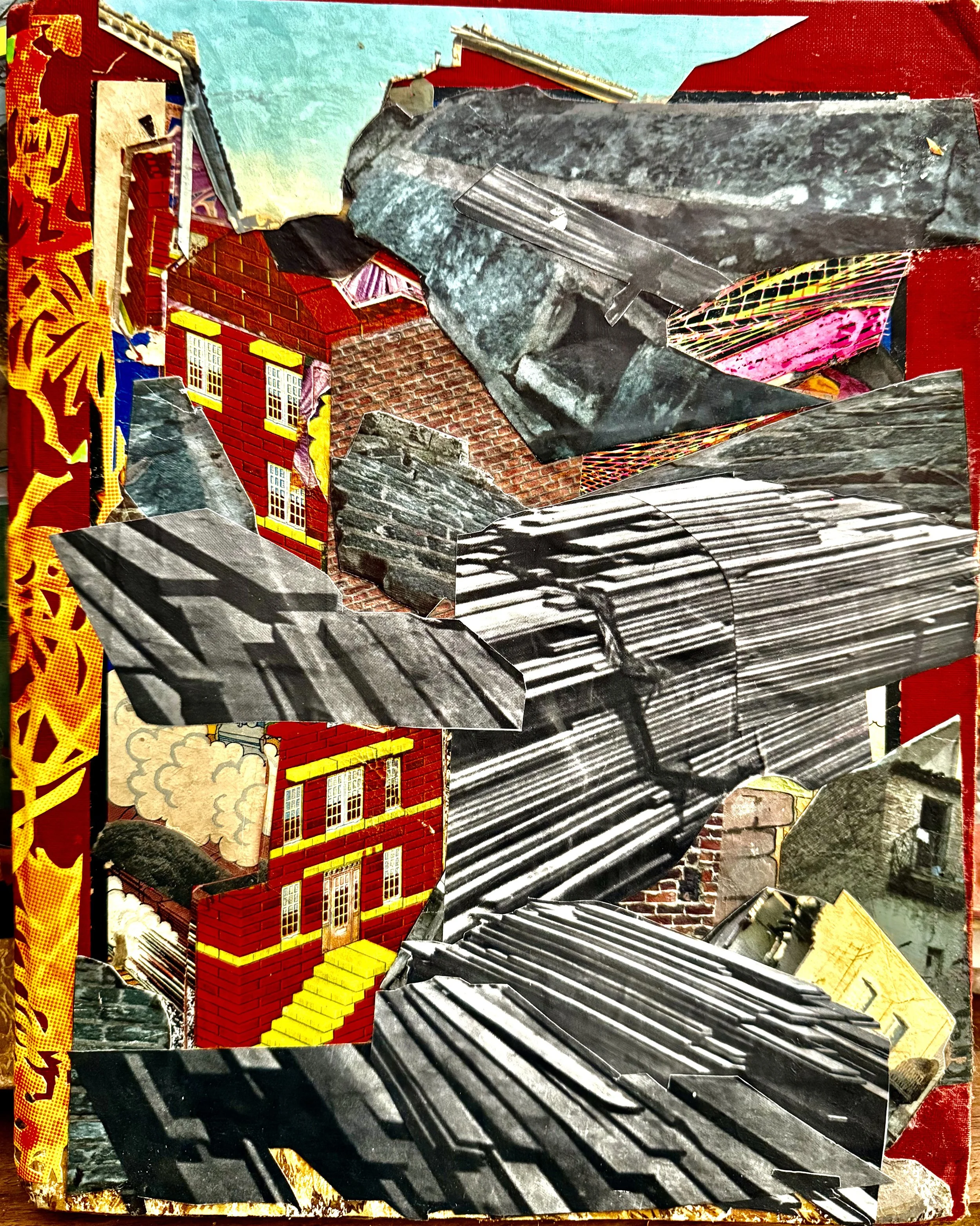 Earthquake with Fire
12 ¼ x 9 ¾ x ¾ 