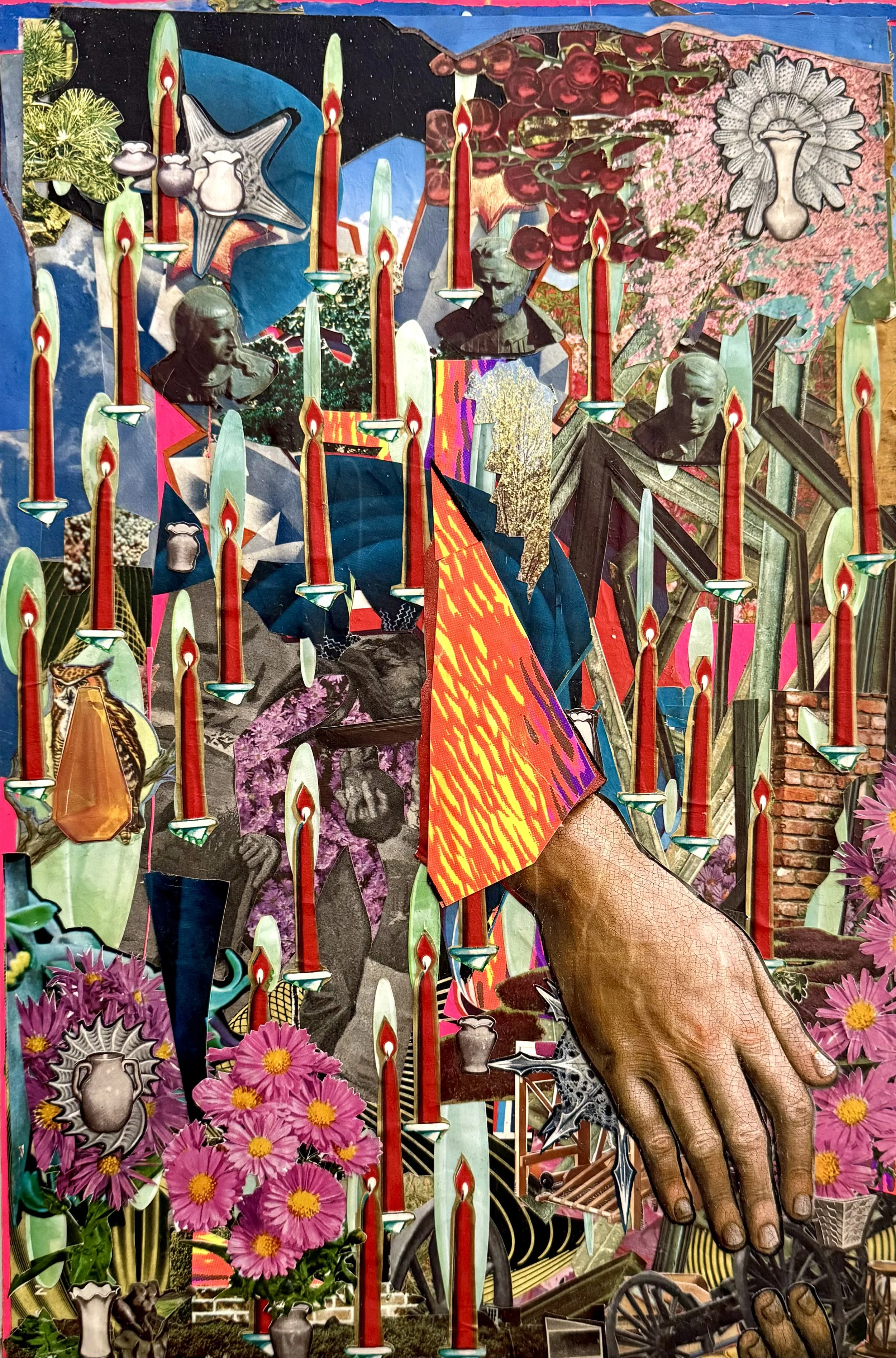Flaming hand
15 ⅞ x 10 ½