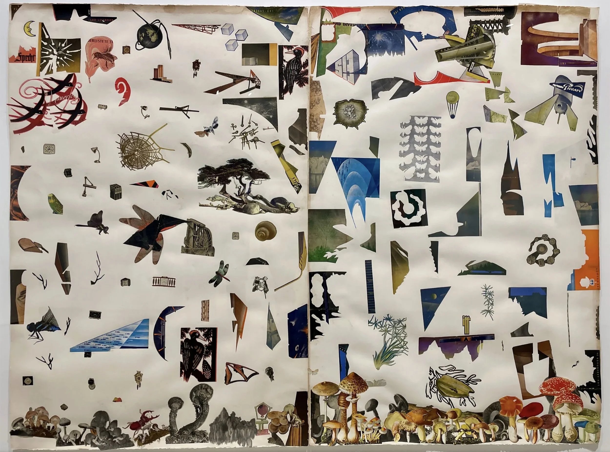 Chief, 2024
Collage on vintage printmaking paper
48 x 72"
