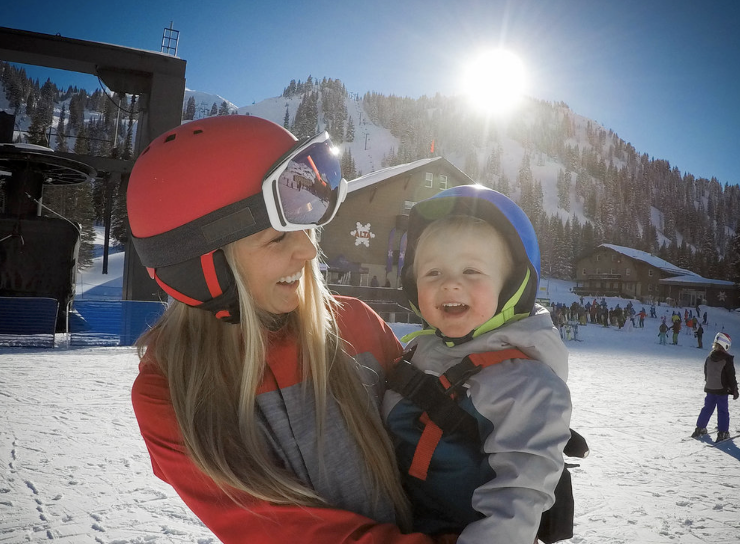 Baby's first day on skis — Brooke Froelich