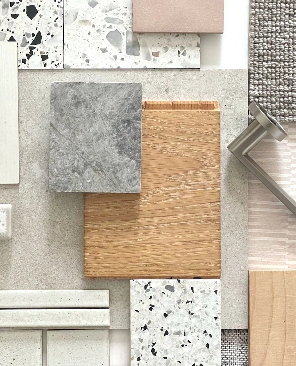 BEHIND THE BRIEF :: The work before the work.⁠
⁠
A significant part of what we do happens before anything reaches site.⁠
Research. Supplier meetings. Sample reviews. Narrowing 40 options to the 4 that are actually right for the space, the budget and 