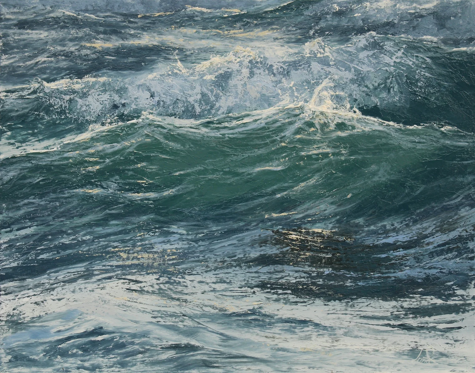 "First Light", Oil on wood panel, 11"x14"