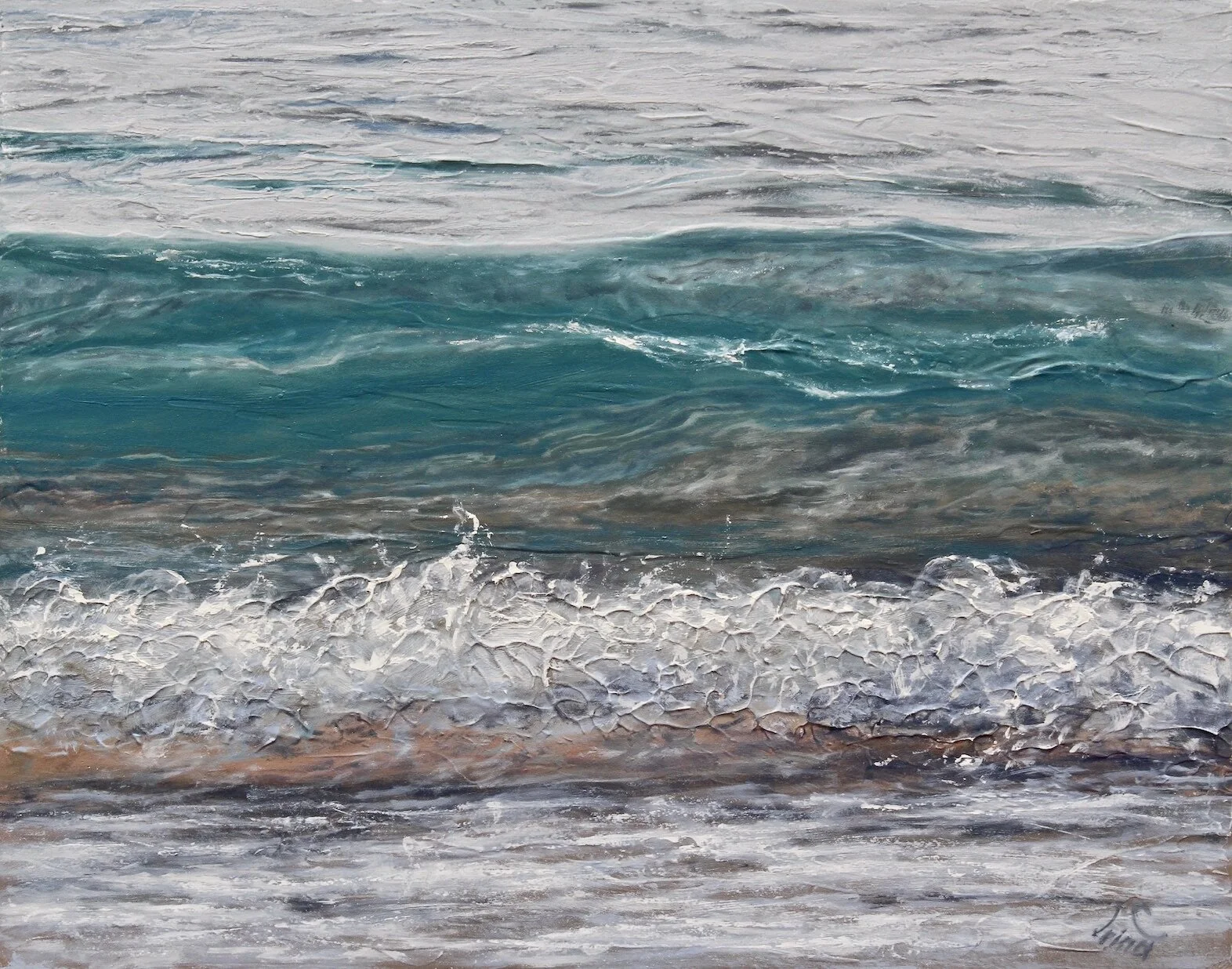 "Early Morning" study, Oil on wood panel, 11"x14"