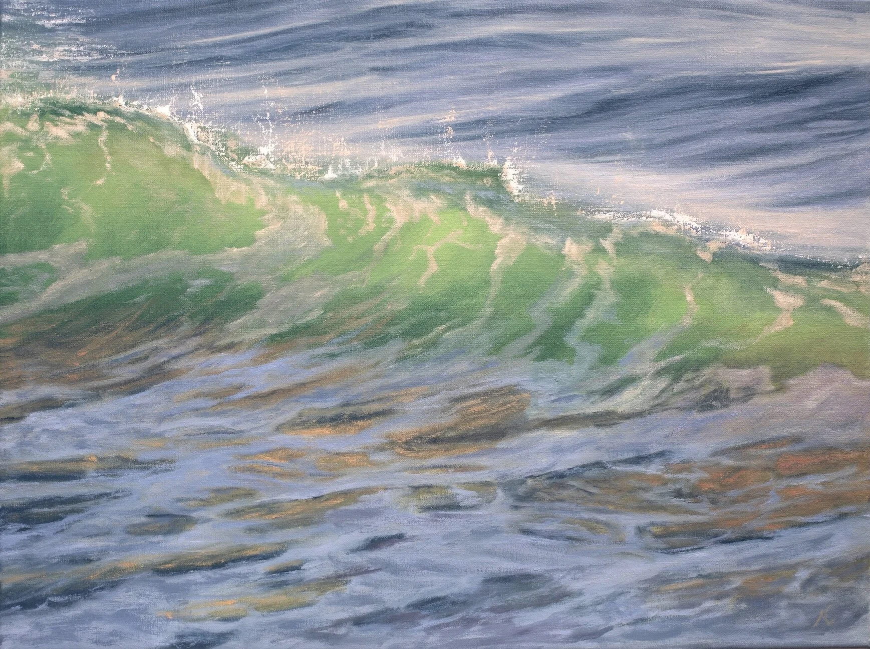 "Peridot", oil on linen, 18"x24" (46 x 61 cm)