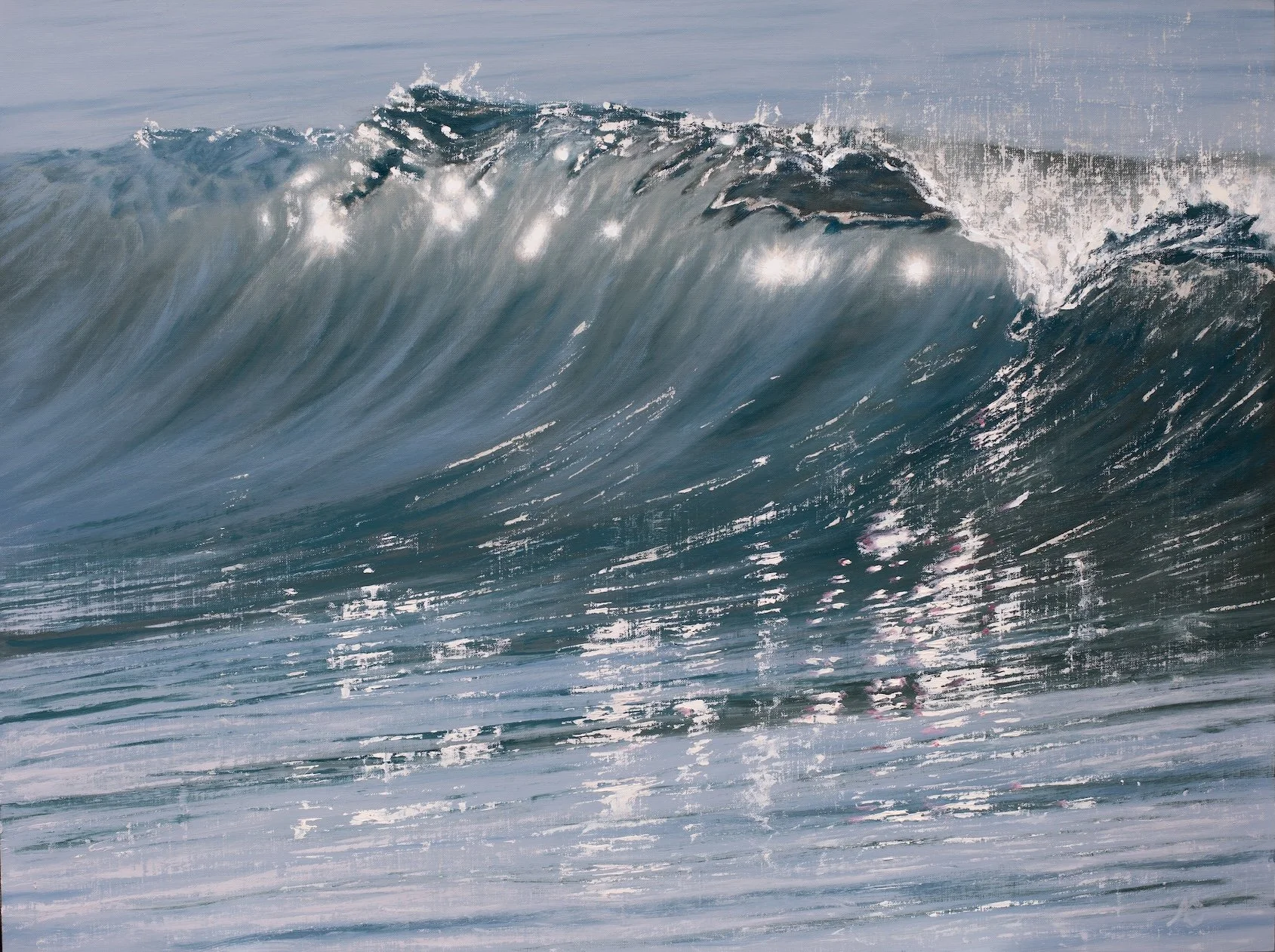"Moonstone", oil on linen, 18"x24" (46 x 61 cm)