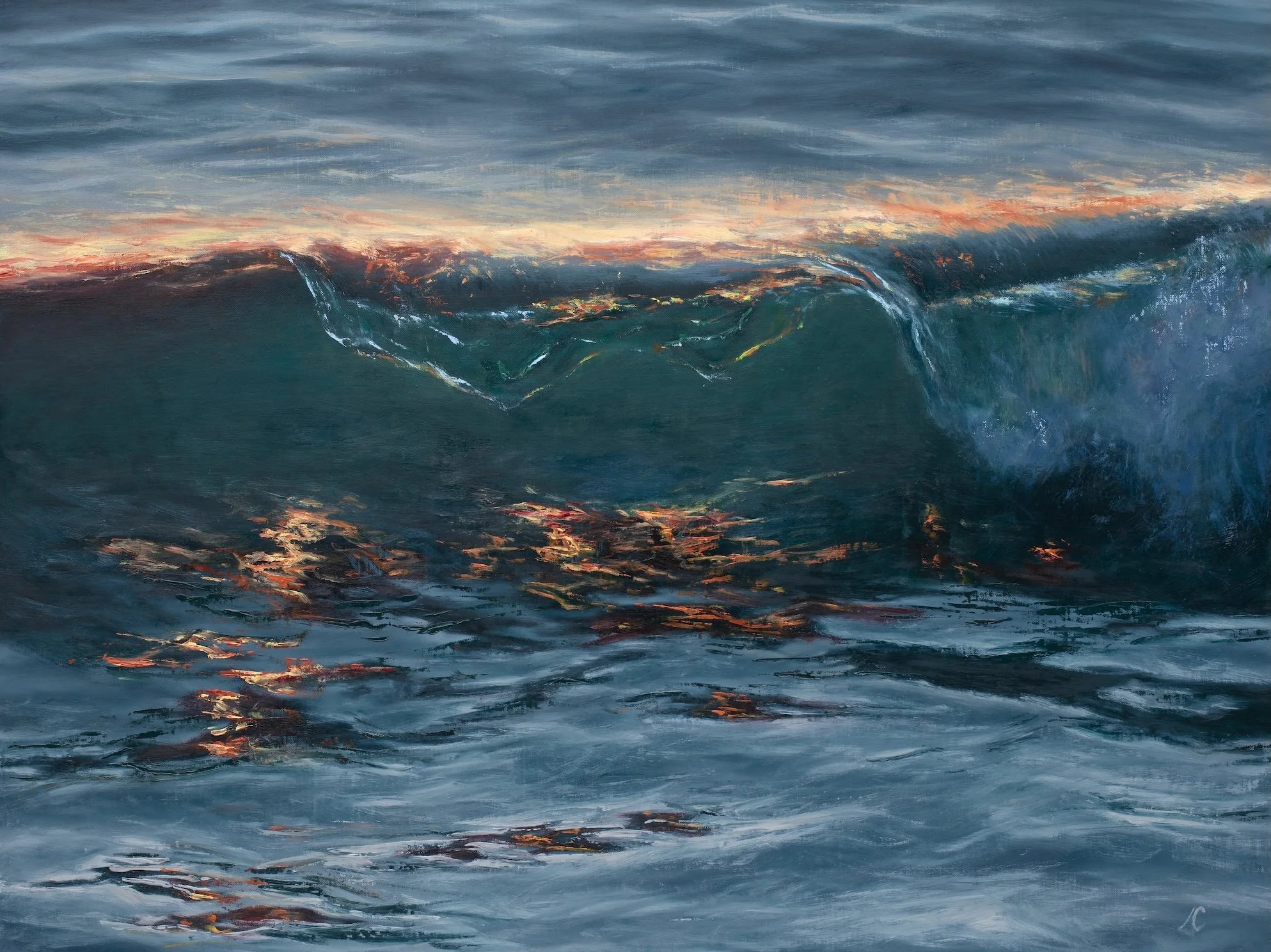 "Bloodstone", oil on linen, 20"x24" (51 x 61 cm)