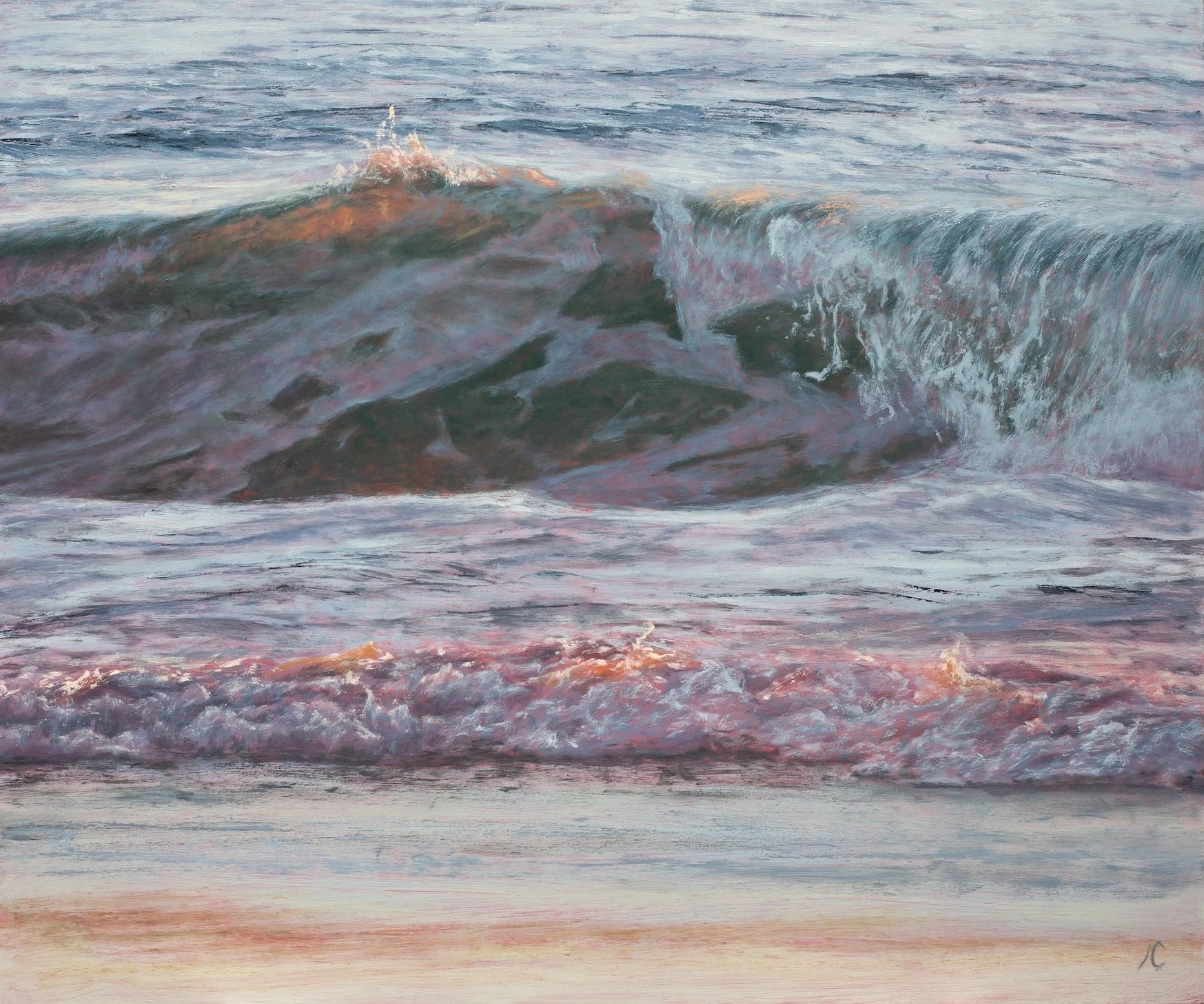 "Spinel", oil on copper, 20"x24" (51 x 61 cm)
