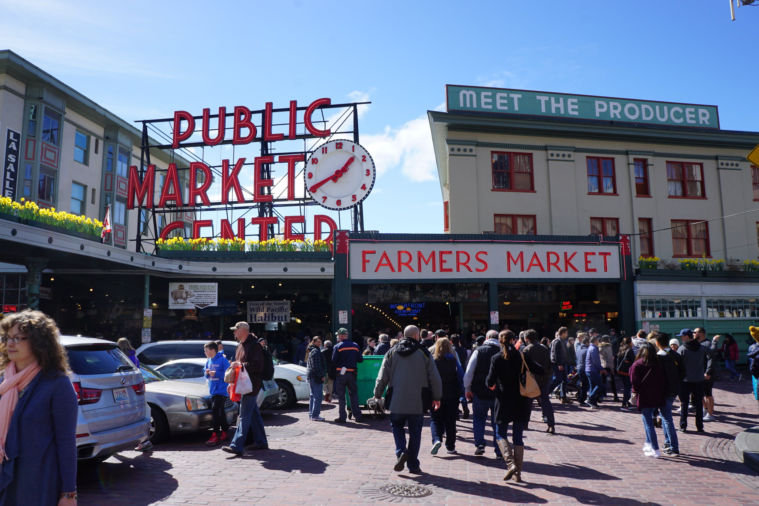 "Pike Place Market" Photo taken by Calvin Harjono - This place is a MUST. Delicious food all around!