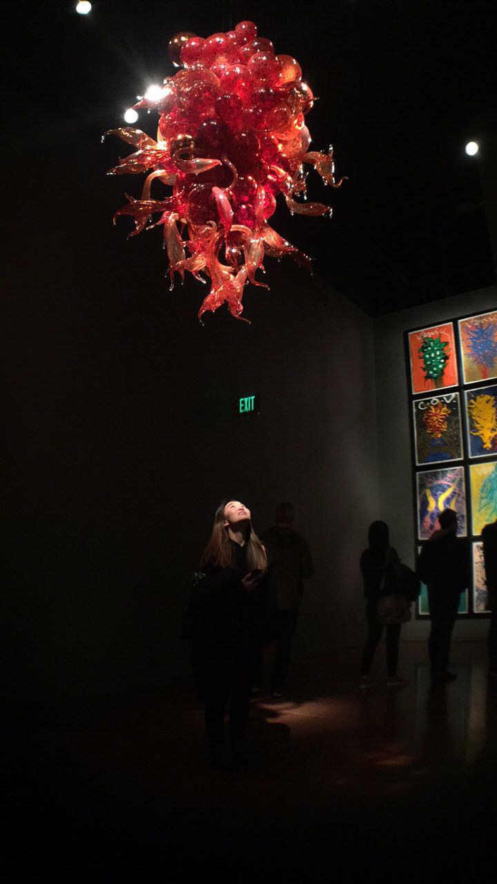 "Chihuly Garden and Glass Museum" - I know, I know, another glass picture. I call this one, looking into the eyes of a glass octopus.