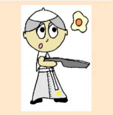 He enjoys cooking - his mum taught him when he was a child