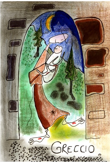 The Word of the father, so holy, exalted, Our Lord Jesus Christ he whose coming was told, To Mary the blessed and glorious virgin. By Gabriel saying 'All hail, full of grace.The Lord give you peace...'