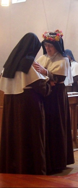 The Kiss of peace from the Jubilee service (Yes, we are singing, My Peace I Leave You....!)