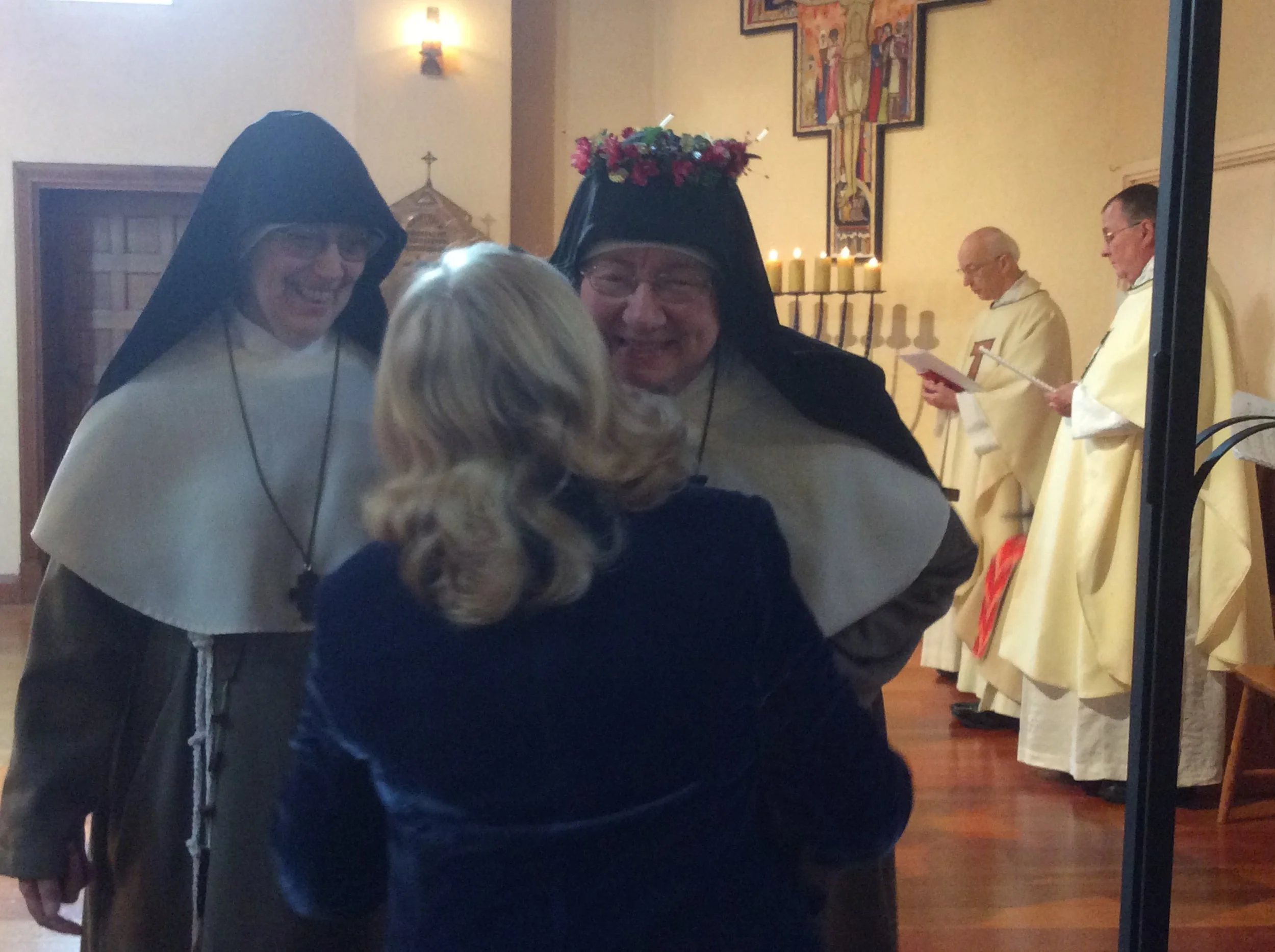 Sr Juliana and Lynn