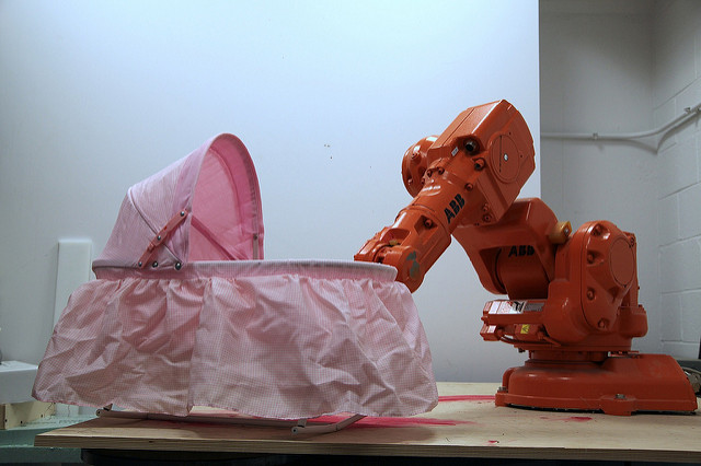 Optimization of Parenting, ABB Robot Arm, Digital Fabrication Laboratory, (dFab), CMU School of Architecture, 2012