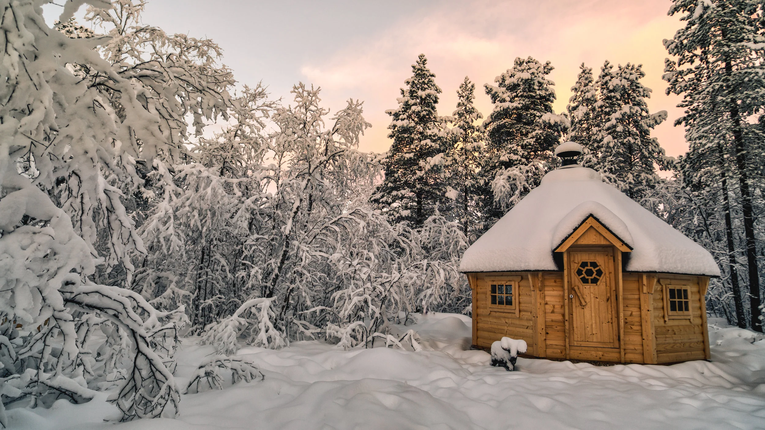 A traditional Kota offers shelter from the elements, and the welcome flicker of an open fire. 