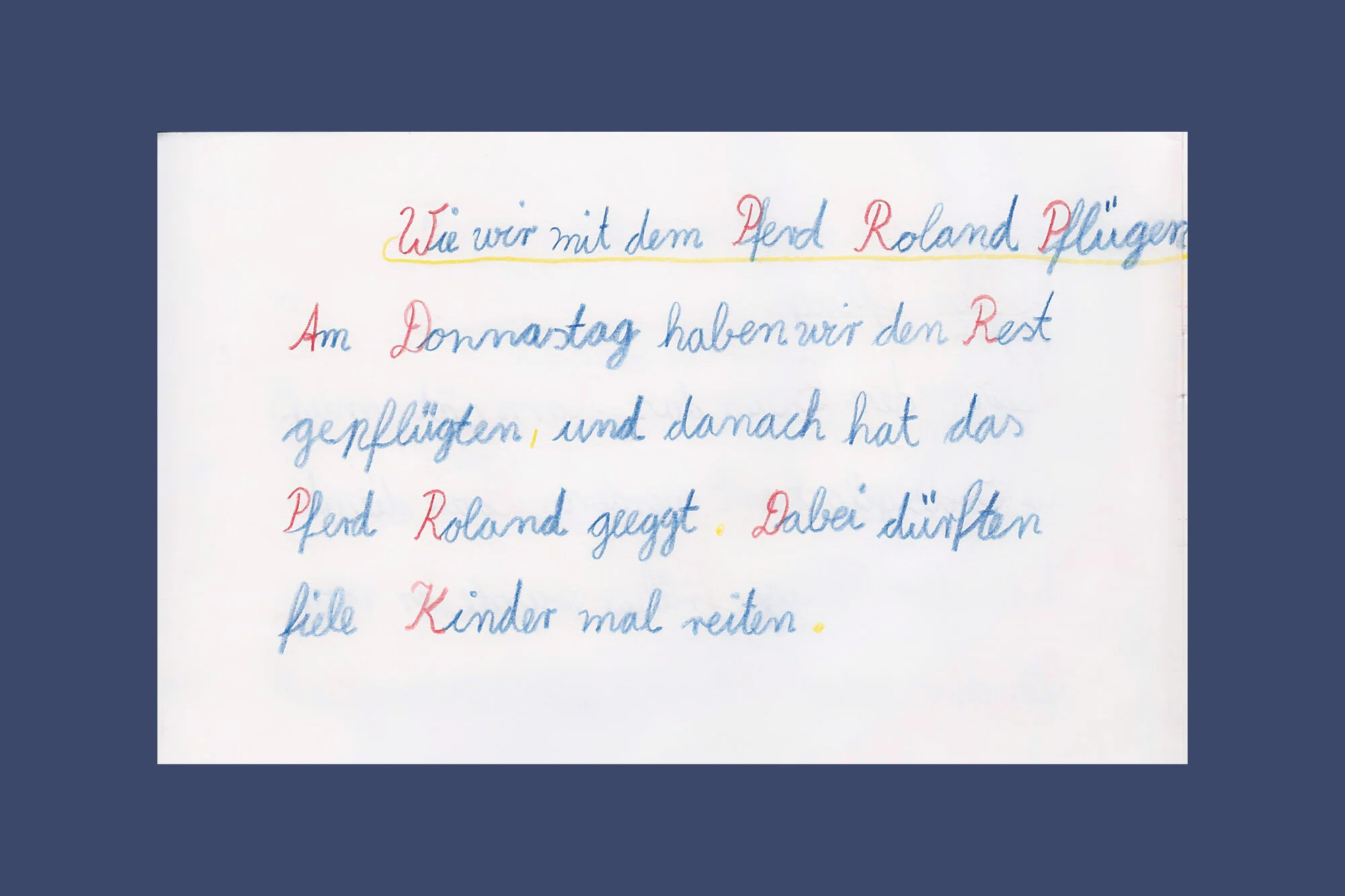 Die Lust am Schreiben!