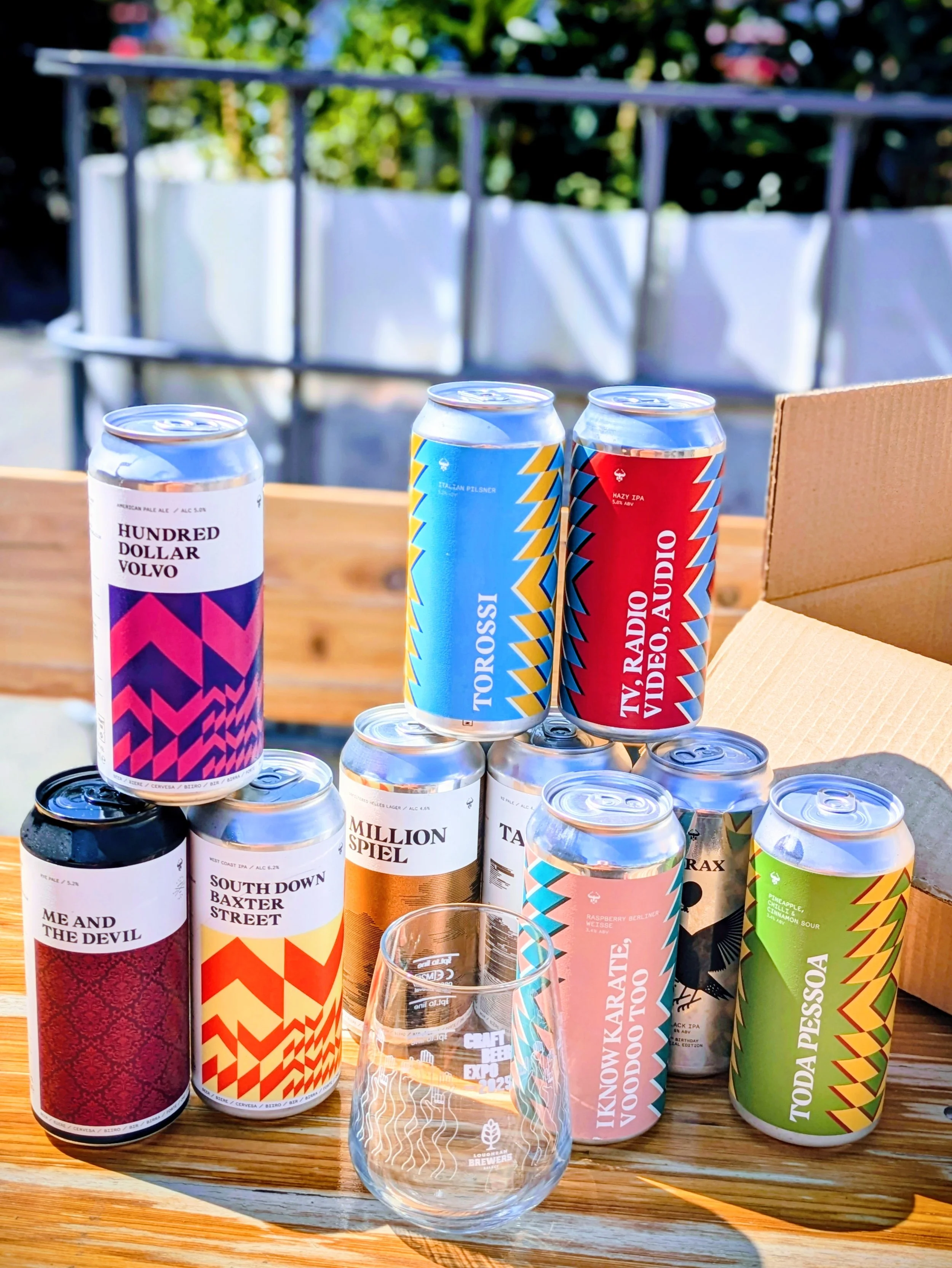 August Taster Box - 10 cans + free glass