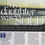 My daughter was...