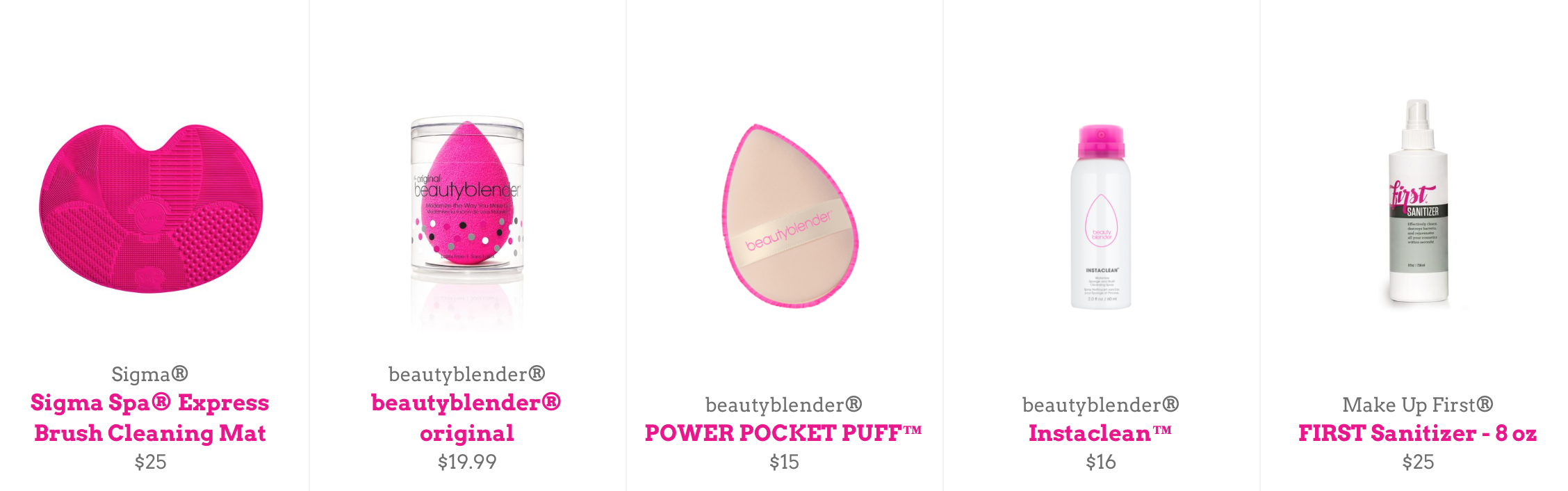 Make Up First Pink Picks 1