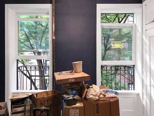 Feeling blue? We have some exciting interior renovation work in progress! .
.
.
.
#freyerarchitects #freyercollaborativearchitects #interiorarchitecture #interiordesign #renovation #nycarchitecture #residentialdesign #architecturalphotography #archit
