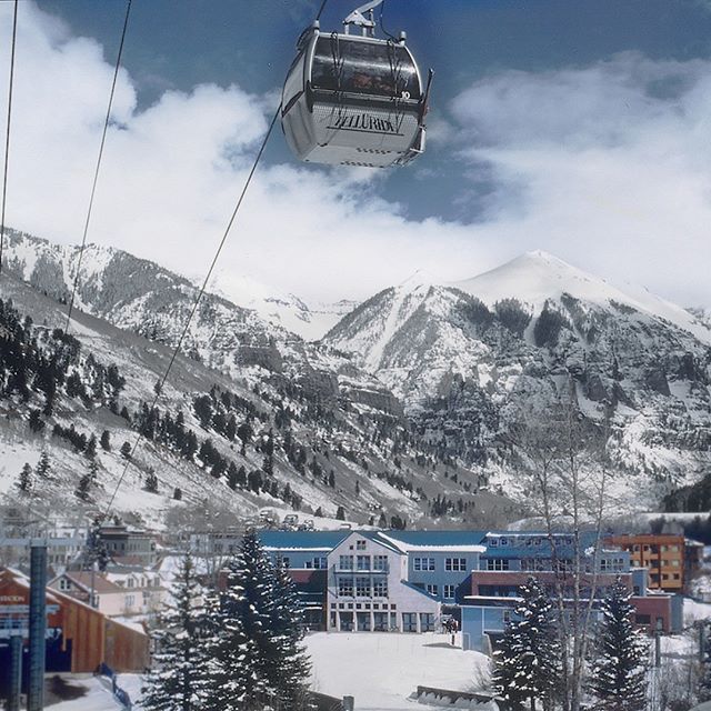 As a reminder to stay warm during the  #PolarVortex , here's a #tbt of a Telluride hotel construction settled at the foot of the San Juan Mountains in Colorado. .
.
.
#freyerarchitects #freyercollaborativearchitects #architecture #architecturephotogr