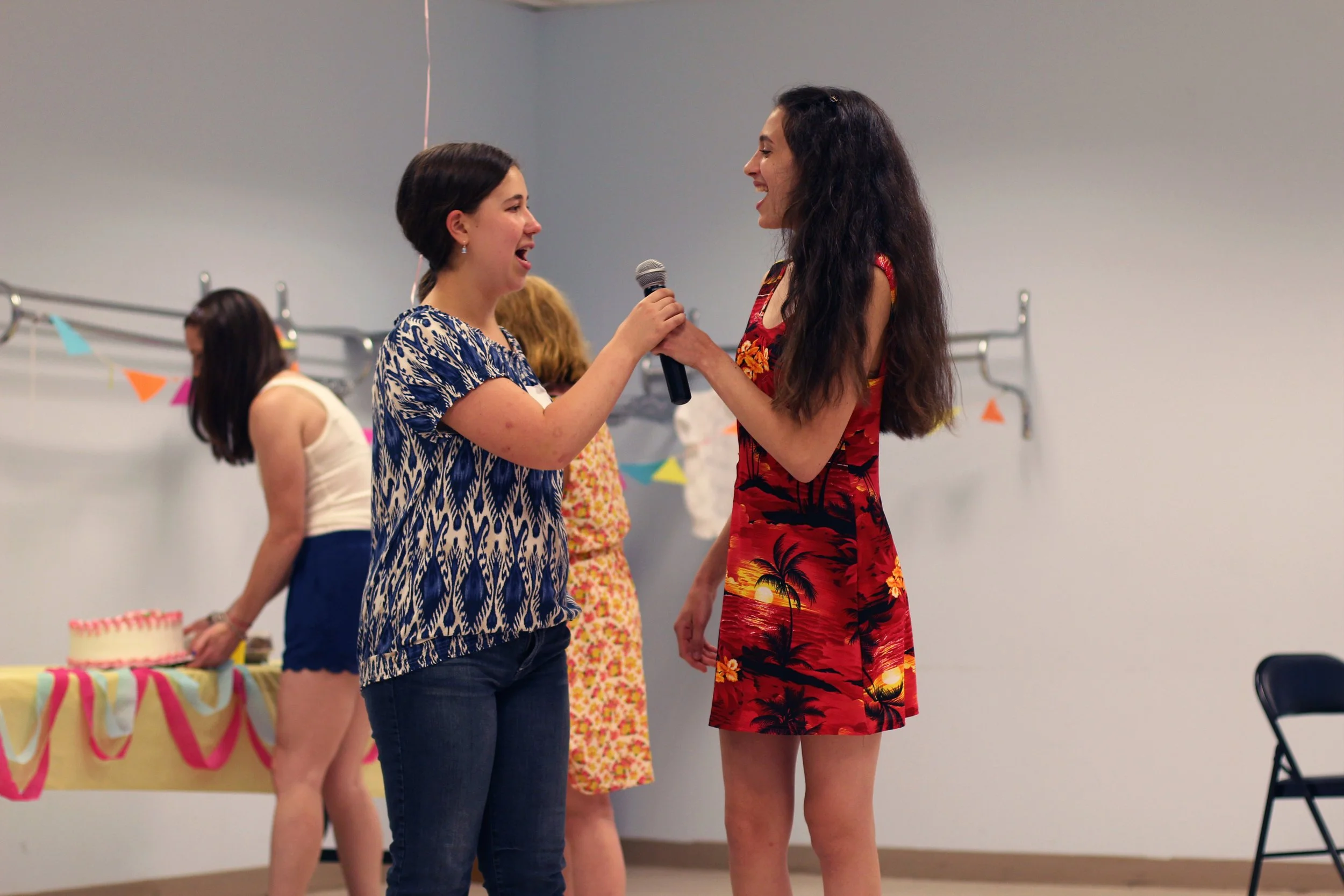 Alex hosting a party for teens with and without disabilities.